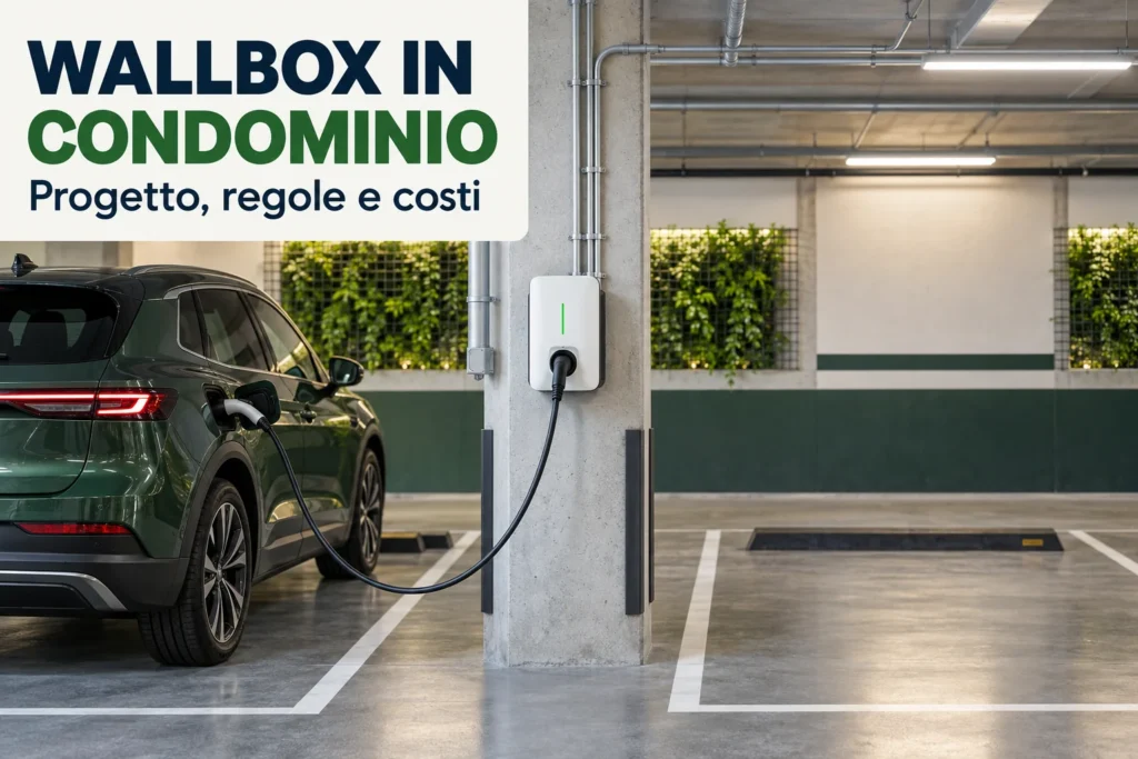Installare una wallbox in condominio: percorso, regole e costi da valutare