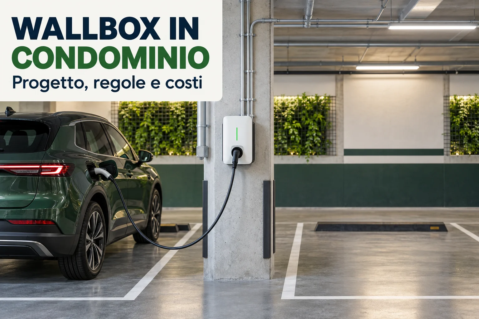 Installare una wallbox in condominio: percorso, regole e costi da valutare
