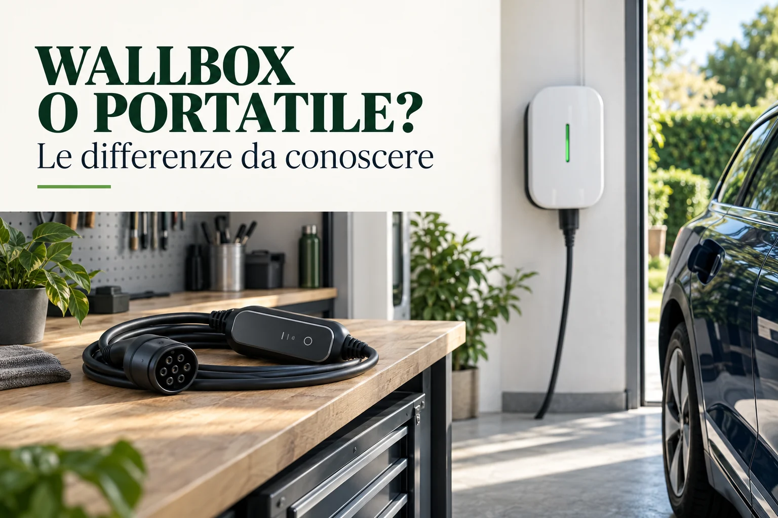 Wallbox sì, caricabatterie portatile no? Le differenze da conoscere